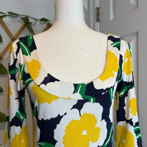 DIANE VON FURSTENBERG Stella Silk Floral Dress - Picture 4 of 7